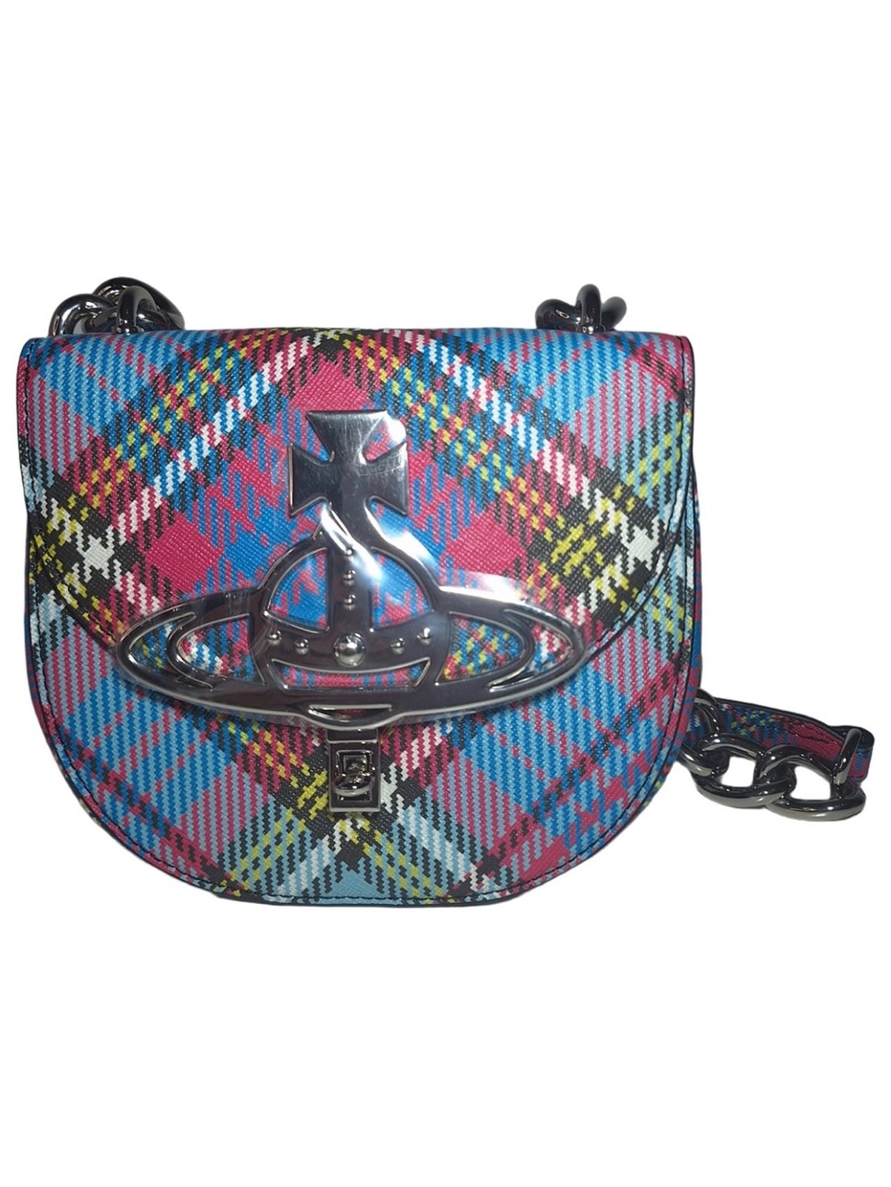 Vivienne Westwood Sofia Tartan Vegan Handbag